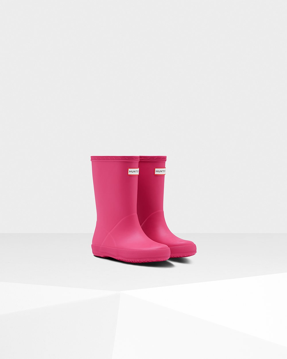 Botas de Lluvia Hunter Niños - Original First Classic - Rosas Claro - BZQTYNU-85